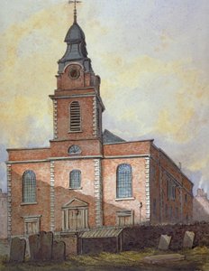 Igreja de St John-at-Wapping, Londres, c1815