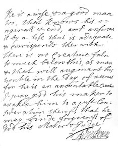 Uma carta de William Penn da Pensilvânia, final do século XVII-início do século XVIII, 1840. de William Penn