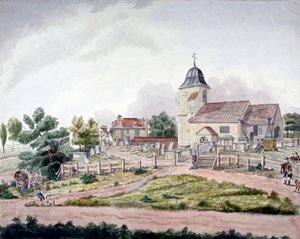 St Pancras Old Church, Londres, 1761 de William Pennington