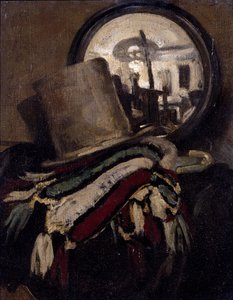Chapéu de James Pryde, c.1893-98 (óleo a bordo)