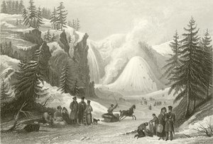 Cachoeira Montmorency e Cone, perto de Quebec