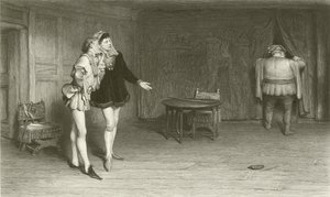 Príncipe Henry Poins e Falstaff de William Quiller Orchardson