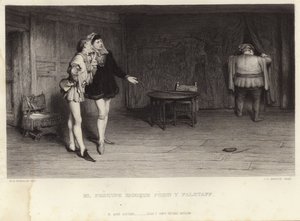 Príncipe Henry e Falstaff de William Quiller Orchardson