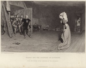 Talbot e a condessa de Auvergne de William Quiller Orchardson