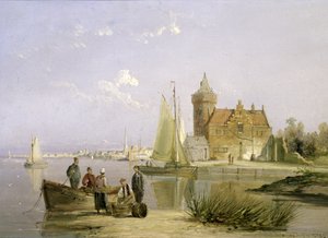 A casa a pergunta, no Amstel, Amsterdã de William R. Dommersen