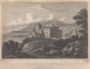 Castelo de Culzean, Vista Sudeste, Ayrshire; página 84 (Volume Um) de William Radclyffe