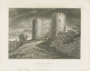 Castelo Dudley - The Keep: engraving, nd [c1828]