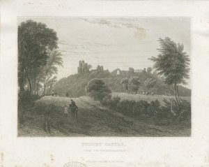Dudley Castle: gravura em aço, nd [c1831] (impressão) de William Radclyffe