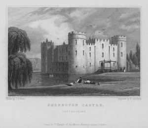 Castelo de Sherbourn, Oxfordshire (gravura)