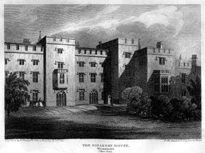 The Speakers House, Westminster, Londres, 1815.