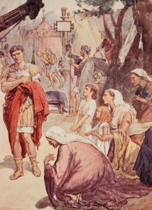 Coriolanus and the Matrons of Rome, ilustração de 