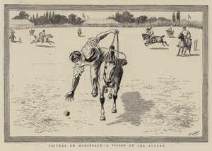 Cricket a cavalo, uma visão do futuro
