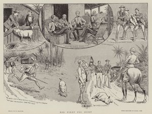Sua primeira caçada de porcos de William Ralston