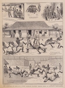 Os humores da vida em uma estação da África Ocidental, folhas do caderno de anotações de um oficial