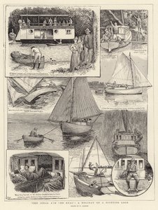 O ideal e o real, um feriado em um lago escocês de William Ralston