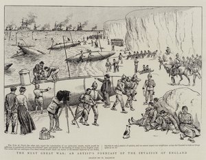 A próxima grande guerra, uma previsão artística da invasão da Inglaterra