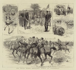 O Royal Horse Artillery Sports em Canterbury de William Ralston
