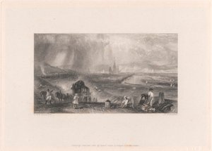 Rouen - Vista à Distância de William Richardson