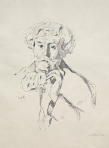 Edmond de Goncourt, 1897. de William Rothenstein
