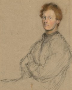 Retrato de Charles Haselwood Shannon (1863-1937) de William Rothenstein