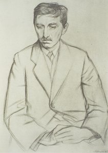 Retrato de E.M. Forster (1879-1970) de William Rothenstein