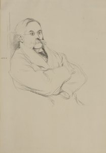 Retrato de Moritz Rothenstein de William Rothenstein