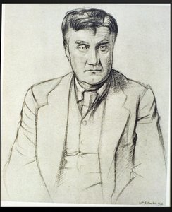 Retrato de Ralph Vaughan Williams (1872-1958) de William Rothenstein