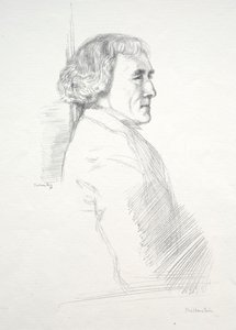 Sir Henry Irving, 1898. de William Rothenstein