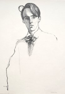 William Butler Yeats, 1898. de William Rothenstein