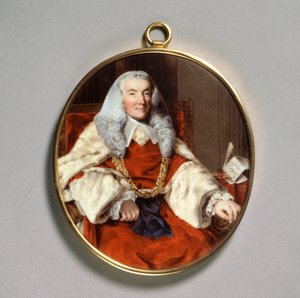 Retrato de Sir William Murray, 1º Conde de Mansfield, século XVIII