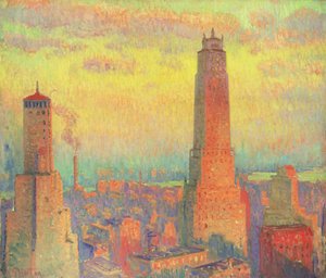 Ritz Tower, Nova York (óleo sobre tela)