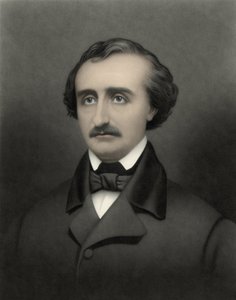 Retrato de Edgar Allan Poe (1809-1849), escritor americano.