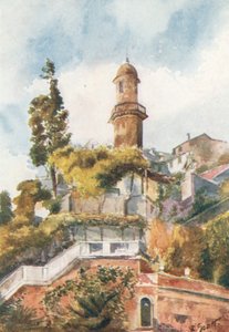 Um canto em Génova (litografia a cores)