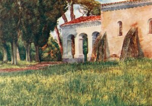 S Cassien, perto de Cannes (litografia a cores)