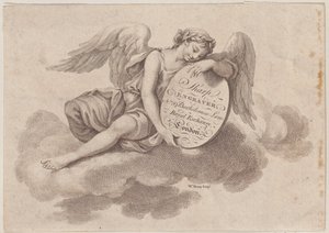 Trade Card para William Sharp, Engraver, século XVIII. de William Sharp