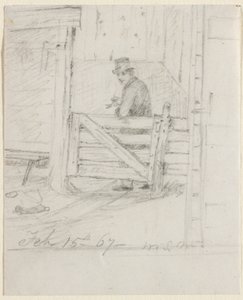 Descansando na cerca de William Sidney Mount