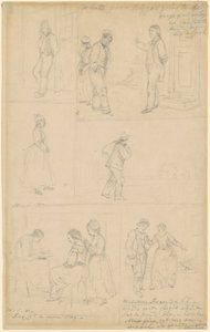 Estudos de Grupos Figurais de William Sidney Mount
