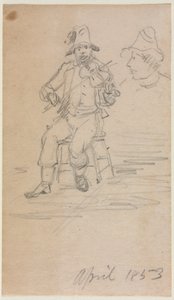 O Mendigo Violinista, 1853. de William Sidney Mount