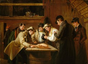 O Sorteio (Sorteio do Ganso) de William Sidney Mount