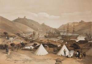 Balaclava. Vista para o mar, 1855 de William Crimea Simpson