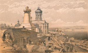 O Almirantado, Sebastopol, 1856 de William Crimea Simpson