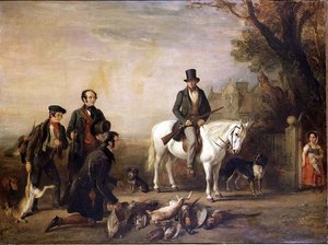 O Fim do Dia: William Scrope em um White Pony de William Simson