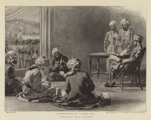 Nasrullah Khan em casa de William Small