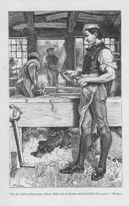 Cena de Adam Bede por George Eliot, c1885 de William Small