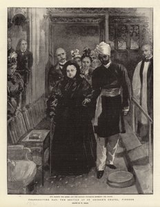 Dia de Ação de Graças, o Serviço na Capela de São Jorge, Windsor