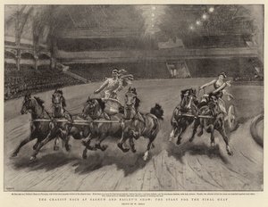 A Corrida de Carruagens no Barnum and Bailey&39;s Show, o começo da Final Heat de William Small