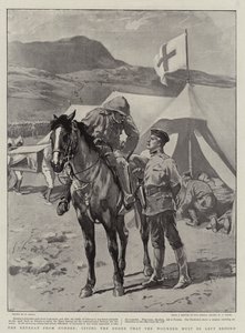 O Retiro de Dundee, dando a Ordem que os Feridos devem ser deixados para trás de William Small