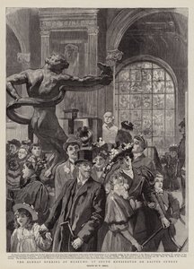 O Domingo de Abertura dos Museus, em South Kensington no Domingo de Páscoa de William Small
