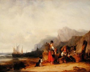 The Prawn Fishers, c.1835 (óleo sobre tela)
