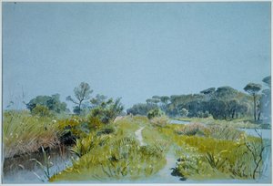 Castel Fusano - perto de Roma de William Stanley Haseltine